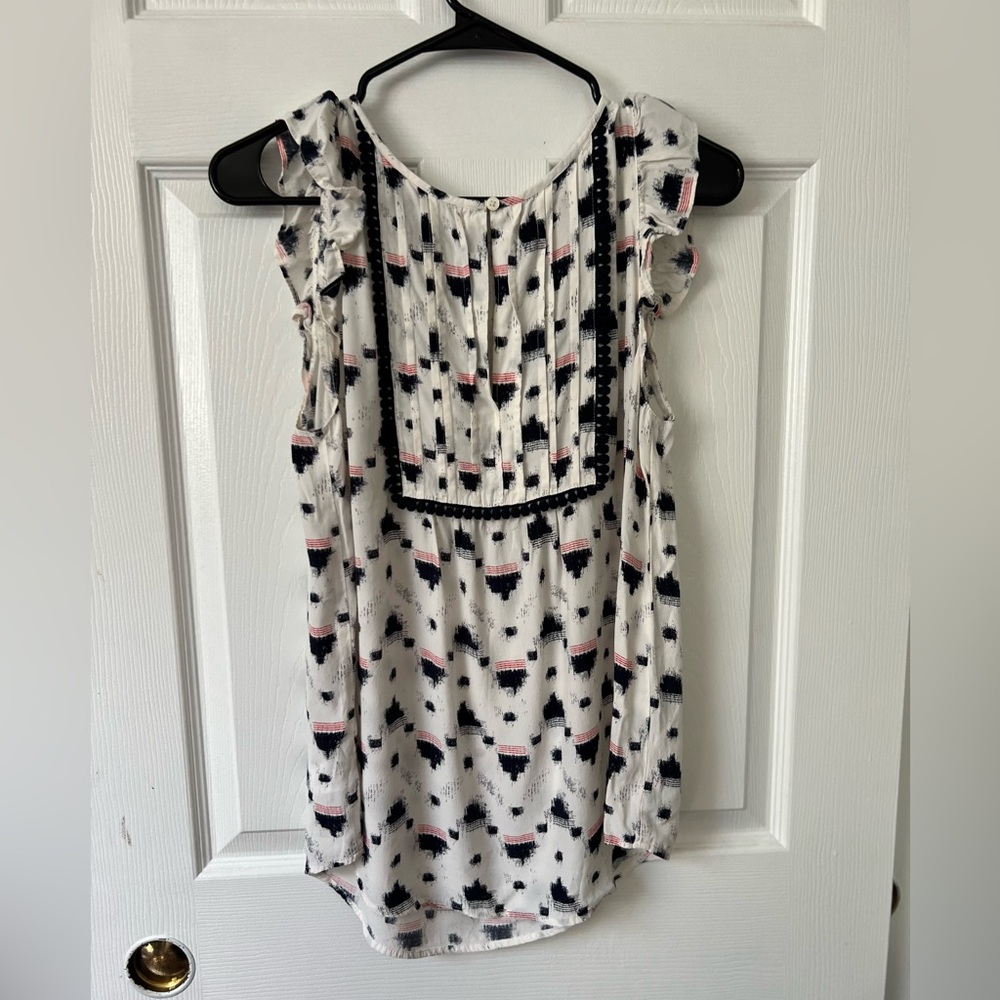 Loft tank top, red white and blue